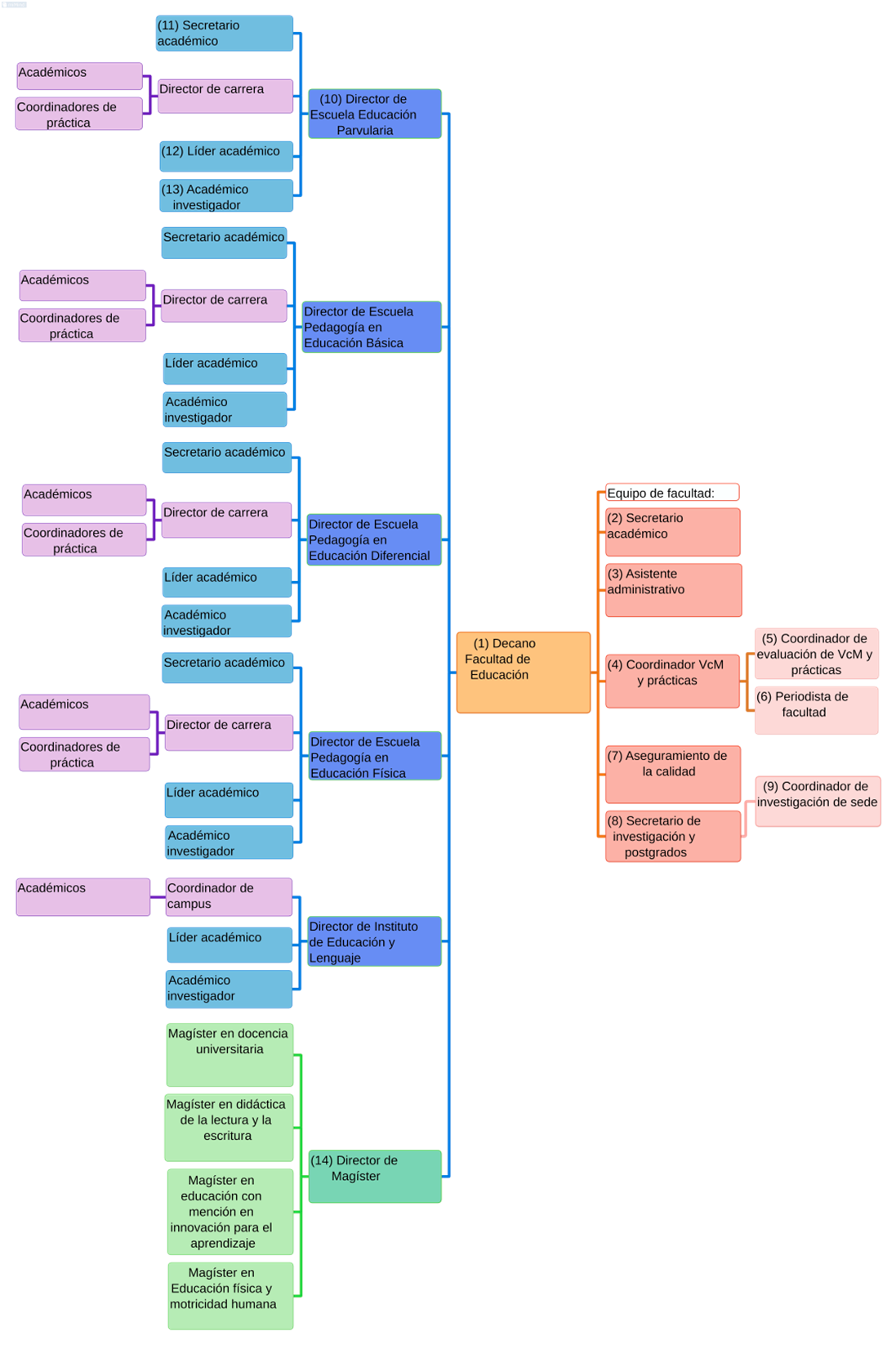 Diagrama Estructura Organizacional